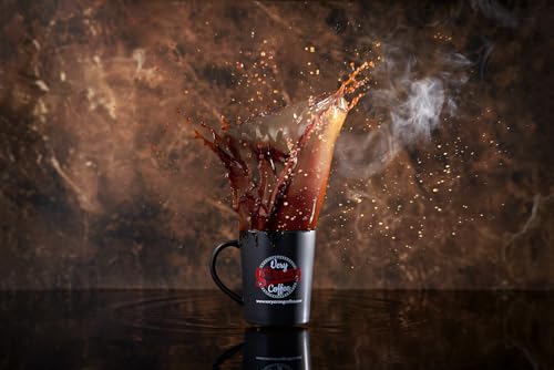 Very Strong Coffee WHOLE BEAN COFFEE, 250g (8.8oz) – 100% Robusta Coffee Beans – Twice the Caffeine