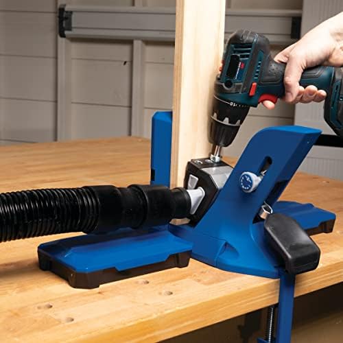 Kreg Tool KPHJ720PRO Pocket-Hole Jig 720PRO - Easy Clamping & Adjusting - Includes Durable Kreg Pocket-Hole Screws - For Materials 1/2" to 1 1/2"