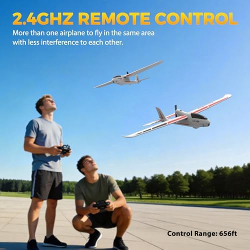 VOLANTEXRC RC Glider Plane 4CH, New Version Remote Control Airplane with 6-Axis Gyro for Beginners