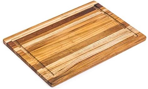 Teakhaus Cutting Board, Wood, Brown, 40 x 28 x 1.4 cm