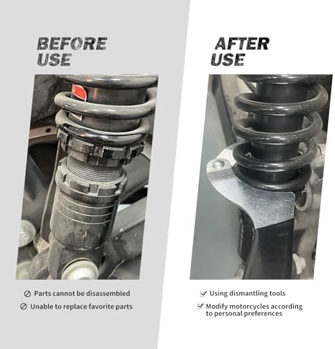 Universal Shock Spanner Wrench Motorcycle Shock Adjustment Tool | Suspension System and Shock Adjustment, Carbon Steel