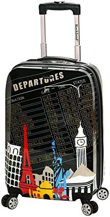 Rockland Departure Hardside 2 Piece Spinner Wheel Luggage, (20"/28"), Departure