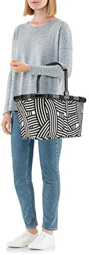 Reisenthel carrybag Luggage- Carry-On Luggage Black-and-White, Black-and-white, One Size, modern