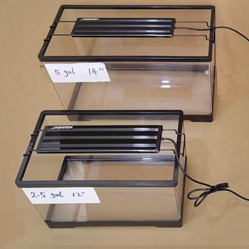 AQUANEAT LED Aquarium Light Full Spectrum 12 Inch Fish Tank Light Fresh Water