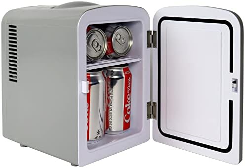 Coca-Cola Diet Coke DC04 4 Liter/4.2 Quarts 6 Can Portable Mini Cooler/Fridge, Beverages, Baby Food, Skincare and Medications-Use at Home, Office
