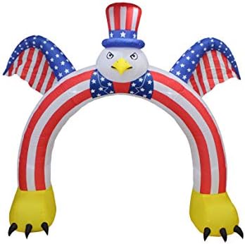 9 Foot Tall Patriotic Independence Day 4th of July Inflatable