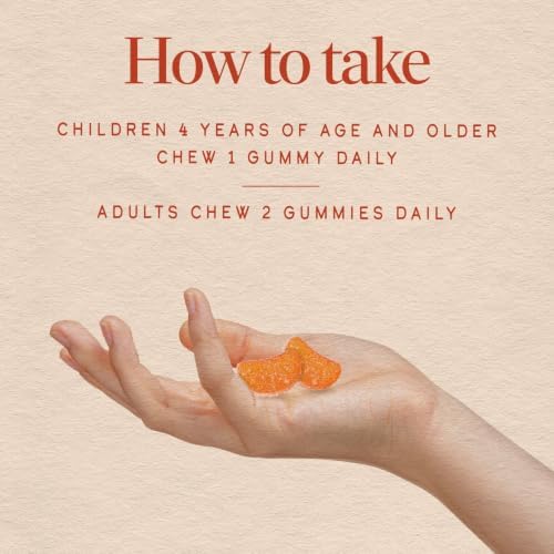 Nature's Way Vitamin C Gummies, 250 mg per Serving, Orange, 120 ct