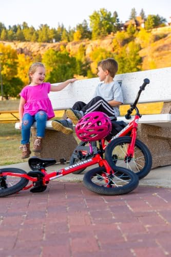 Strider 14x Classic, Awesome Blue - Balance Bike for Kids 3 to 6 Years -Includes Kid Sized Grips, Padded Seat, Performance Footrest, All-Purpose Tires Easy Assembly, Tool-Free Adjustments | No Pedals, Balance Bike with Adjustable Seat and Handlebars, Lig…