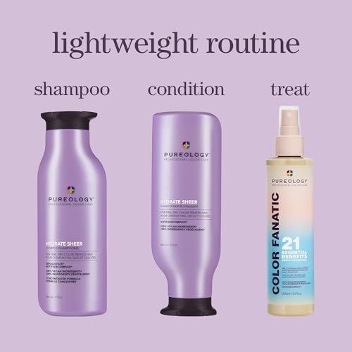 Pureology Hydrate Sheer Shampoo & Conditioner Set – For Fine Hair