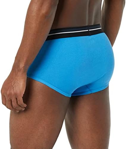 Amazon Essentials Men's Breathable Ribbed Knit Briefs with Elasticized Waistband, Multipacks