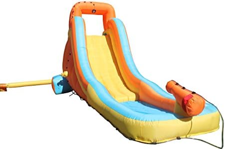 Sportspower My 1st Inflatable Water Slide with Splash Pool & Water Cannon, Large Outdoor Waterpark for Kids, Heavy Duty, ASTM Certified