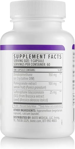 Biote Nutraceuticals - DIM SGS + - Hormone + Detox (60 Capsules)