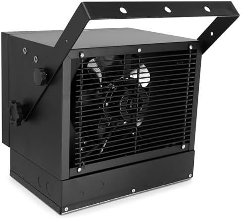 Vie Air 7500W Portable Hard-Wire Installation Garage Heater With Remote and Vertical and Horizontal Air Flow