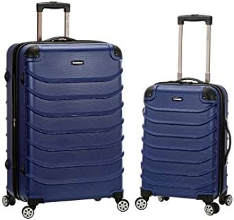 Rockland Speciale Hardside 2 Piece Expandable Spinner Luggage Set, (20"/28"), Black