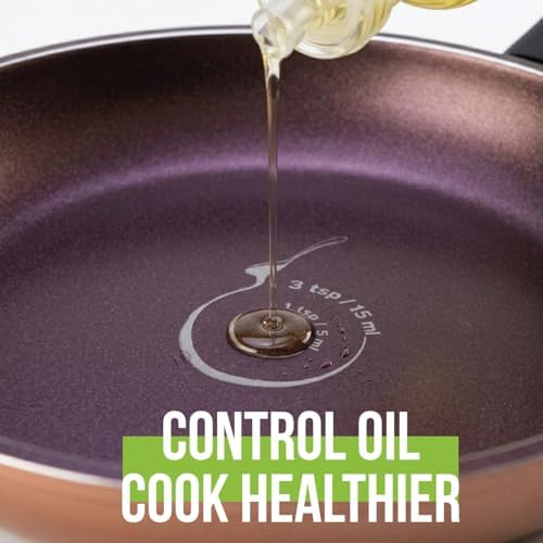 TECHEF - Art Pan 12" Wok/Stir-Fry Pan, Coated 5 times with Teflon Select Non-Stick Coating (PFOA Free) - Made in Korea (with Lid)