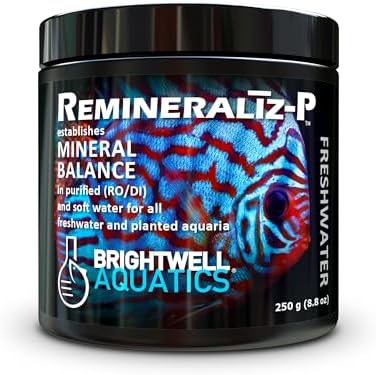 Brightwell Aquatics Remineraliz P - Reconstitutes Reverse Osmosis, Deionized, or Distilled Water for Freshwater Aquarium Use 1000-g