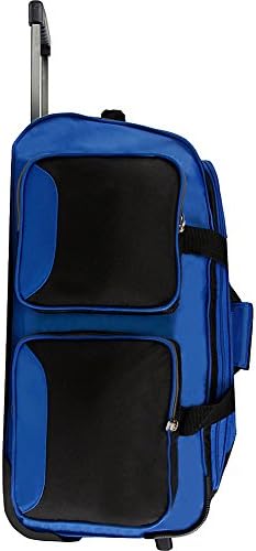 Fila 22" Lightweight Carry On Rolling Duffel Bag, Neon Lime, One Size