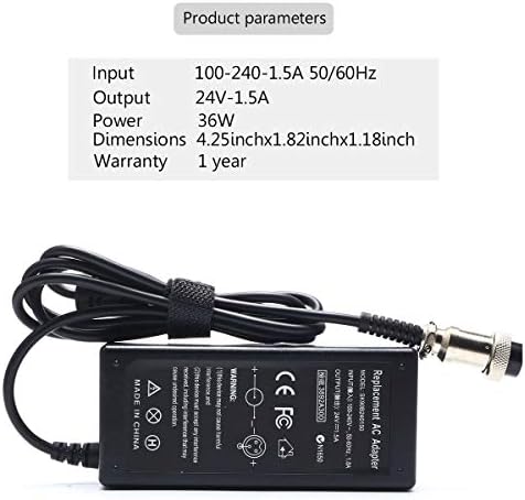 24V Charger for Razor Scooter MX350 Dirt Bike Pocket Mod E100 E200 E300