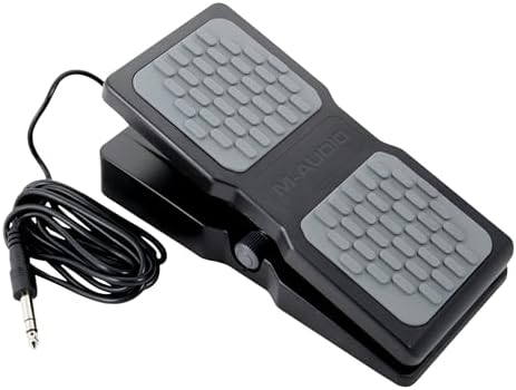 M-AUDIO EX-P Keyboard Expression Pedal | Universal Expression Pedal for MIDI Keyboards, MIDI Controllers, and Supported Guitar Effects Pedals
