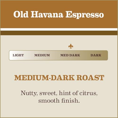 Gavina Old Havana Espresso Whole Bean Coffee, Medium-Dark Roast, 32 OZ Bag | Ideal for Espresso Machine, French Press & Drip Coffee Maker, 100% Arabica, Whole Bean for Fresh Grinding and Preferred Brew