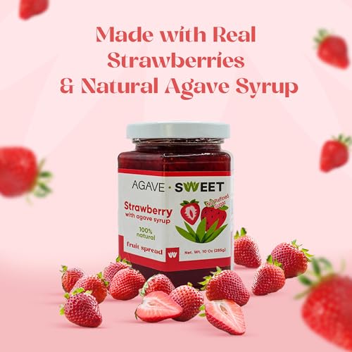 Agave Sweet Mango Fruit Spread with Agave Syrup No Sugar Fruit Spread 10 oz