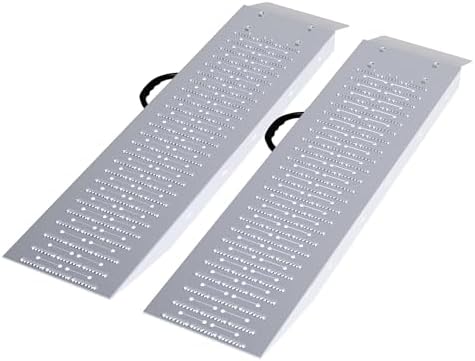 Loading Ramps - Set of Two 35.5-Inch Ramps for ATVs, Motorcycles, Mowers, Carts, and More - 1200lb Combined Capacity Shed Ramp Set by Stalwart