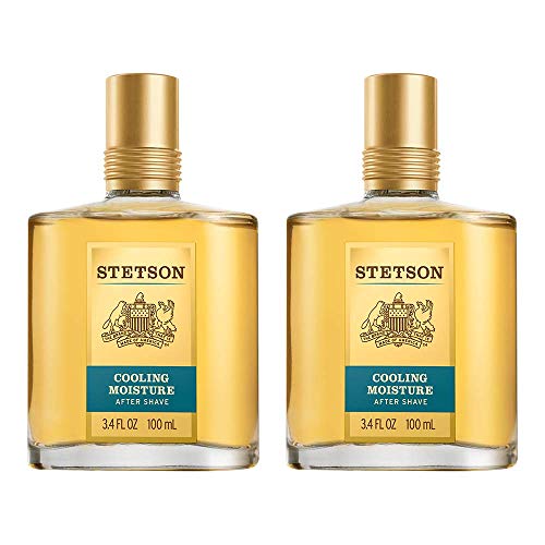 Stetson Cool Moisture Aftershave 3.4 Fluid Ounce, 2 Count | Stetson is the stuff of legend – aftershave scent embodies frontiers