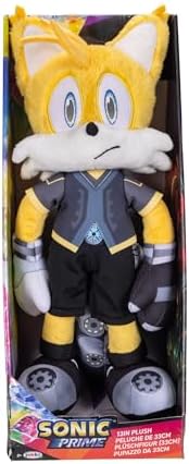 Sonic Prime 13-inch Soft Plush Tails Nine Ages 3+ (Officially licensed by Sega and Netflix)
