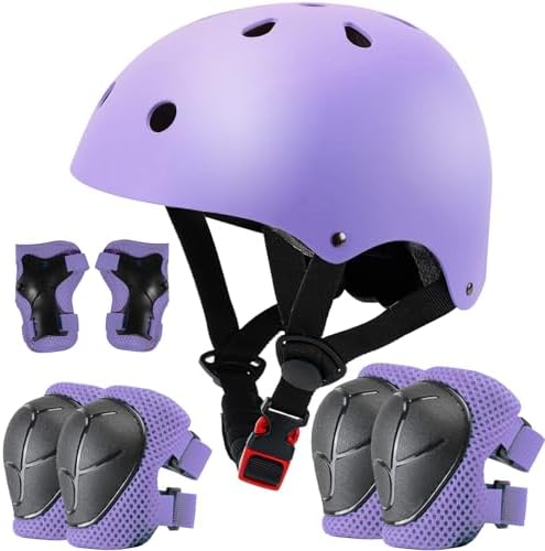 Color Gradient Adjustable Kids Bike Helmet Toddler Helmets for 3-5-8-14 Years Kids Girls Boys Youth Bicycle Helmet for Scooter Balance Bike Roller