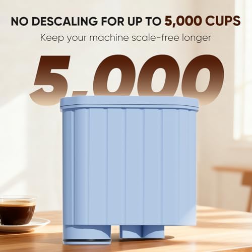 PUREPLUS Coffee Filter Compatible with Philips AquaClean CA6903, Saeco Espresso Machines – High-Grade Resin & Coconut Carbon – Up to 5