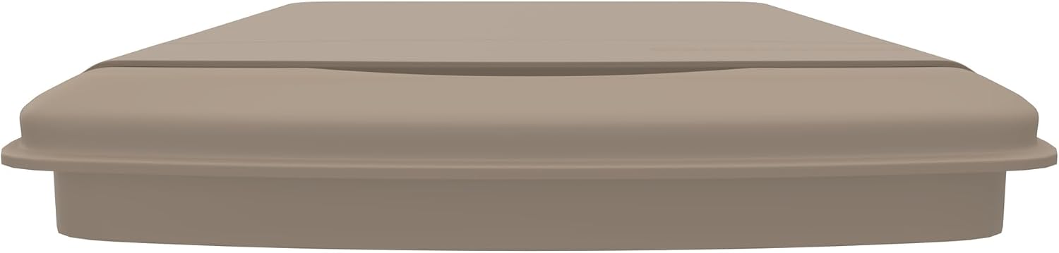 Rev-A-Shelf 35 Qt Under Sink Garbage Can Lid for Base Kitchen and Bathroom Cabinet, Replacement Plastic Trash Bin Lid Only, White, RV-35-LID-1