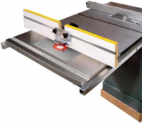 9630 MLCS Cast Iron Router Table Extension - Phenolic Plate & Fence