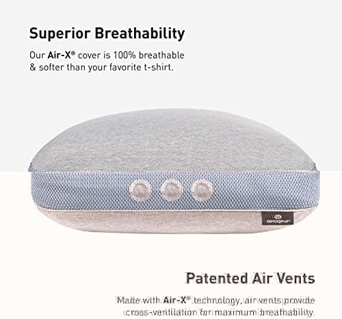 Bedgear Flow Performance Pillow, 2.0 Soft Cooling Pillow for Back