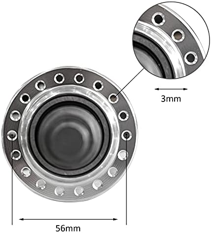 Bike Wheel Part Bicycle hub, Bike Hub 36 Hole, Quick Release,Alum,One Pair,100mm x135mm Front Width and Rear Width
