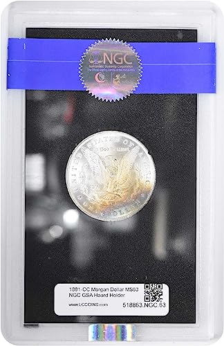 1881 CC Morgan GSA Dollar NGC MS63