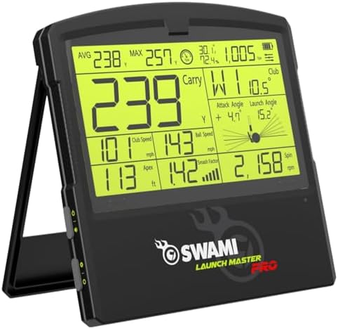 Izzo Golf Swami Launch Master Pro Golf Launch Monitor
