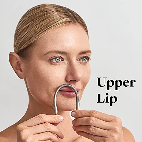 R.E.M Spring Facial Hair Remover - The Original Hair Removal Spring [Design Patent]. Removes Hair from Upper Lip, Chin