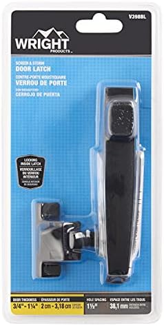 HAMPTON PRODUCTS-WRIGHT V398BL Push Button Latch, Black