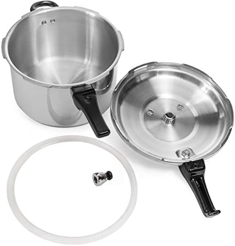 Barton 6.0 Quart Pressure Cooker Pot Release Valve Aluminum Canning Cooker Pressure Release Pot Stove Top Instant Fast Cooking Stovetop Pressure