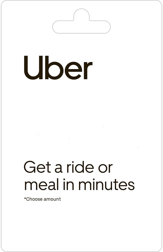 Uber Physical Gift Card