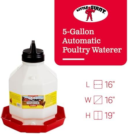 Little Giant Plastic Poultry Waterer