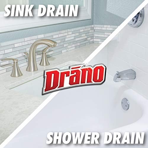 Drano Snake Plus Tool and Gel System, Drain Snake with Drain Clog Remover Gel, Unclogs and Removes Hair and Blockages