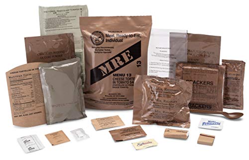 US Military MRE, Assorted Flavor, 4-Pack, 2021 | MRE Genuine Surplus – 2021 Military MREs, Assorted Flavors, 4-Pack, Ready-to-Eat Field Rations