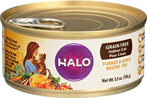 Halo Grain Free Soft Pate, Adult Cat Wet Food, Chicken in Broth Recipe, 5.5 oz, Case of 12