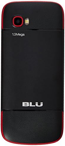 BLU Jenny TV 2.8 T276T Unlocked GSM Dual-SIM Cell Phone w/ 1.3MP Camera - Unlocked Cell Phones - Retail Packaging - Black Red