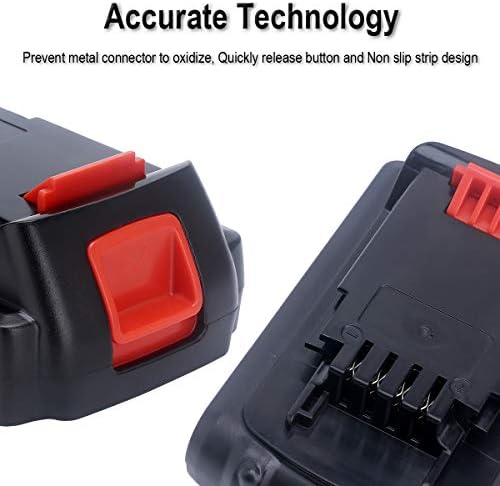 Biswaye 4.0Ah 20V Lithium Battery LBXR20 Compatible with Black and Decker 20V Max Battery LBXR2520 LBXR2020 LB2X3020 LBX20 LB2X4020 & LST522 LHT2220