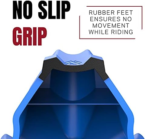 KOM Cycling Indoor Trainer Front Wheel Riser Block - 3 Different Heights Creating The Perfect Block for All Trainers Including Cyclops, Wahoo, and Kinetic