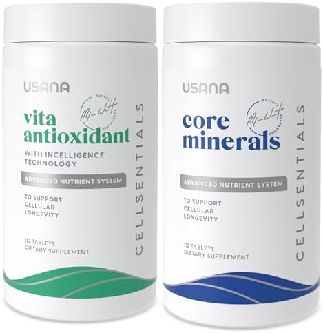 USANA - CellSentials Core Minerals with InCelligence - 112 Tablets | InCelligence Complex with CellSentials, Vitamins, Minerals, Botanicals