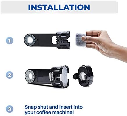 K&J Replacement Keurig Starter Kit for 1.0 Brewers - Includes Filter Holder And 6-pack of Compatible Water Filters