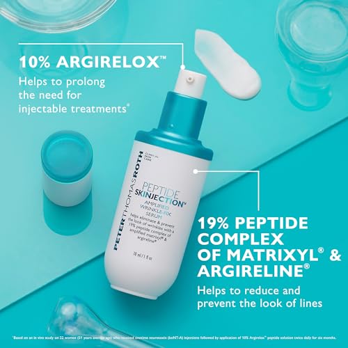 Peter Thomas Roth | Peptide Skinjection™ Amplified Wrinkle-Fix Serum, Clinically Proven Refillable Serum for Anti-Aging and Loss of Firmness